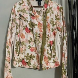 Lane Bryant Floral jacket/blazer.